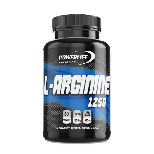 Powerlife L - Arginine 1250 120 Kapsül 